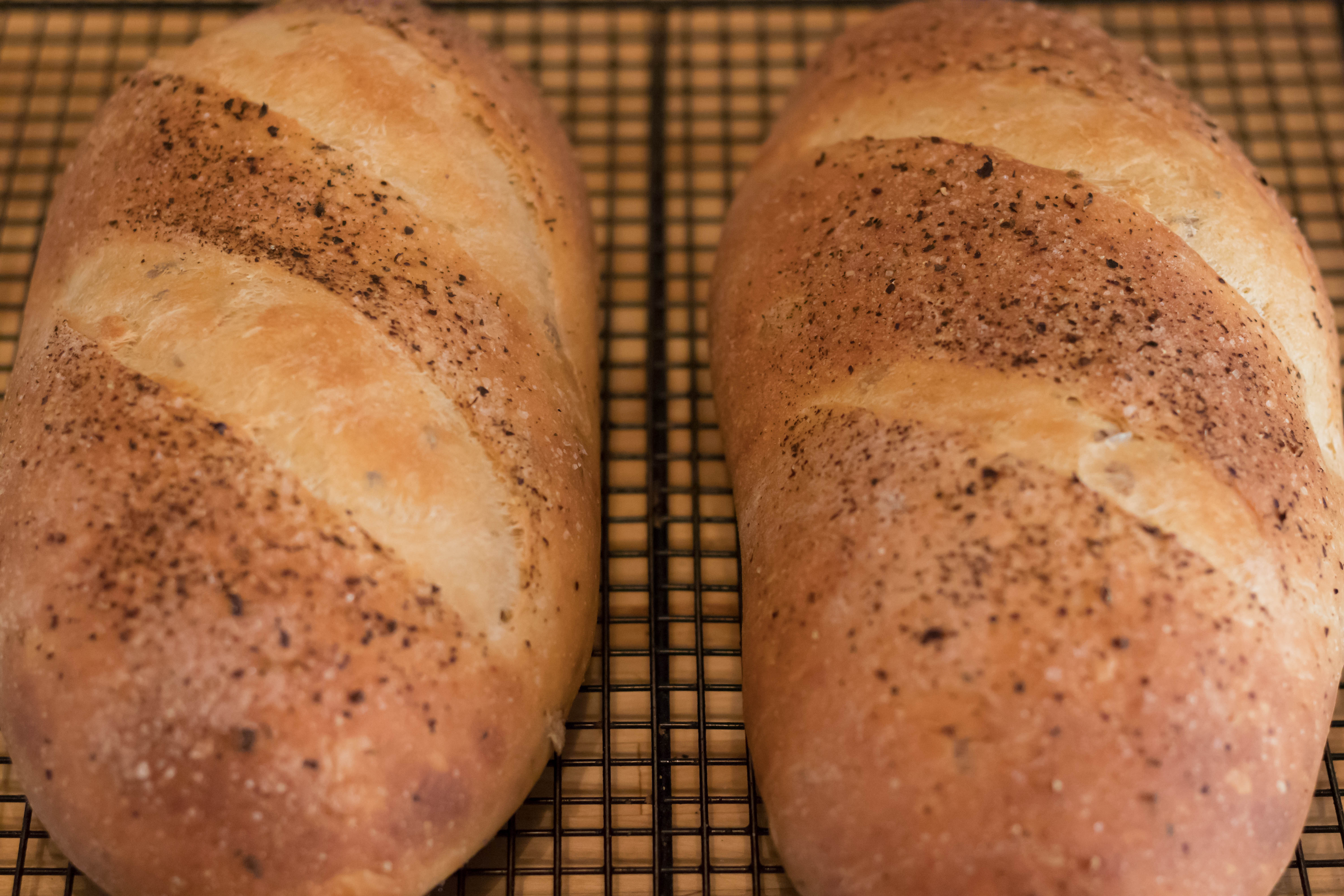 Potato Black Pepper Sourdough Bread