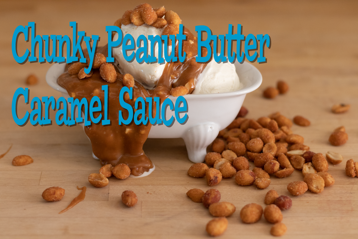 Chunky Peanut Butter Caramel Sauce title