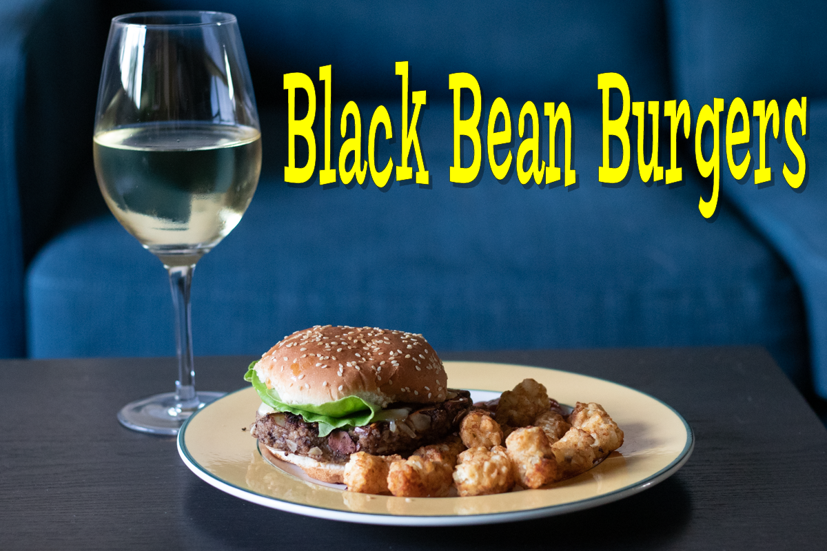 Black bean burger title