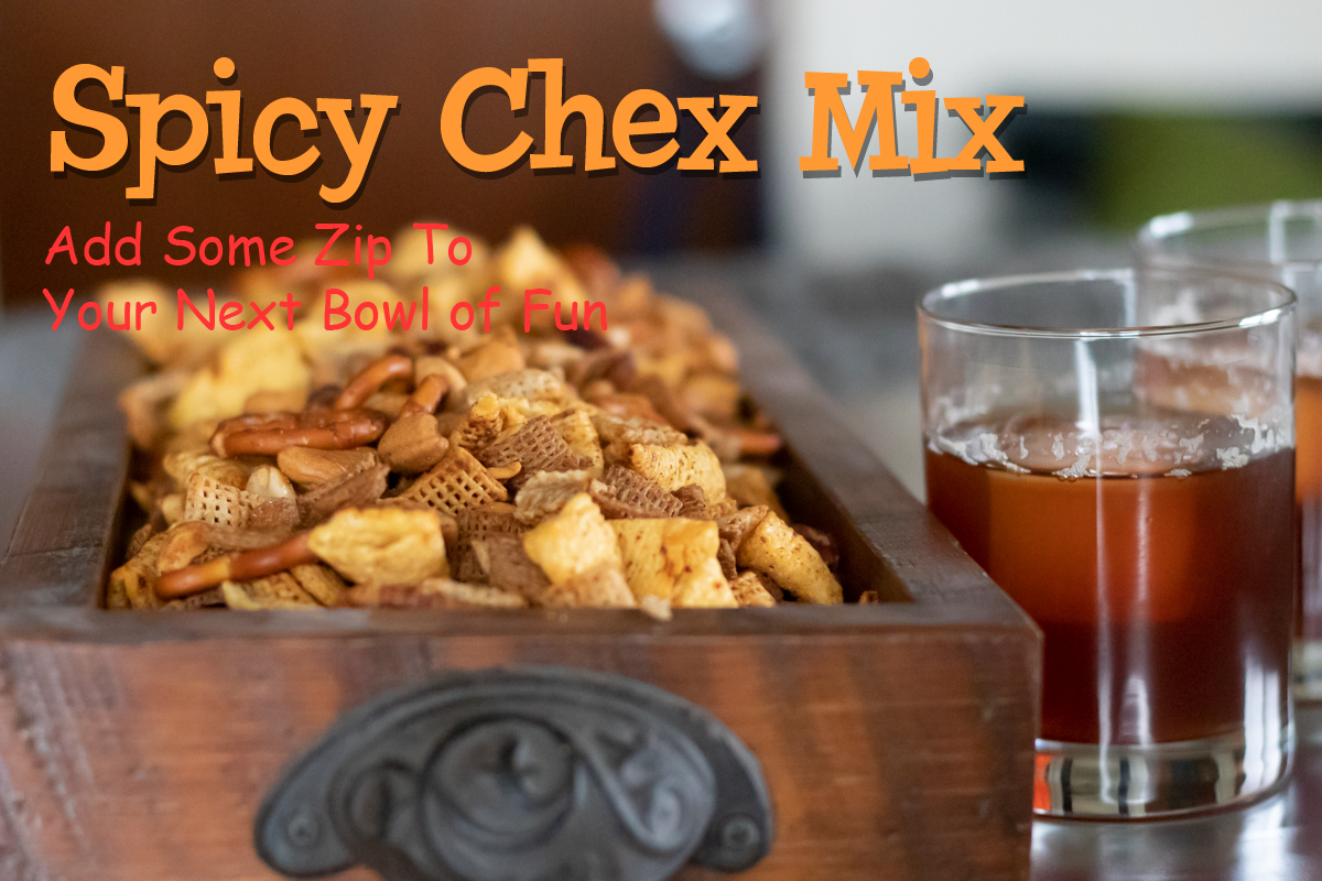 title of spicy Chex Mix