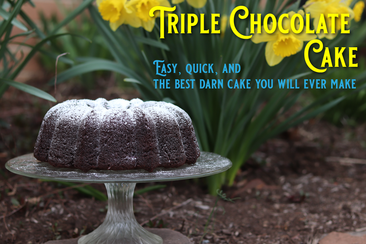 title of Triple Chocolate Cake