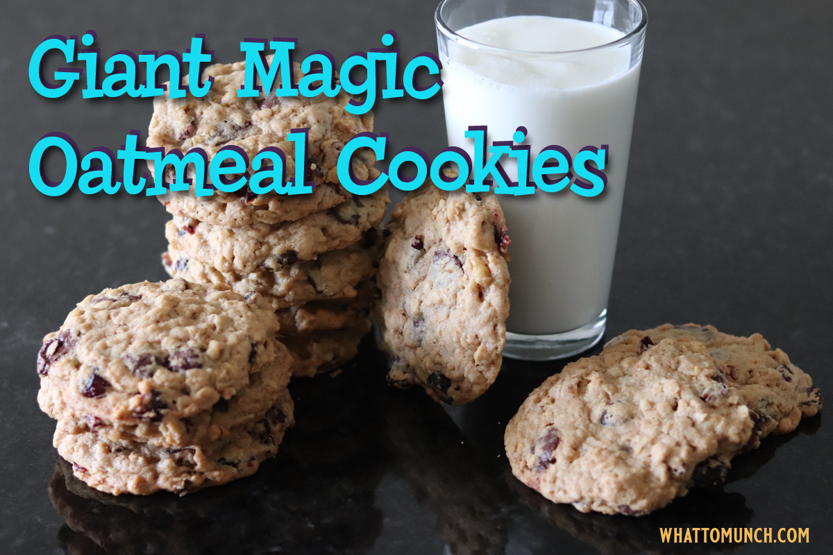 title Giant Magic Oatmeal Cookies
