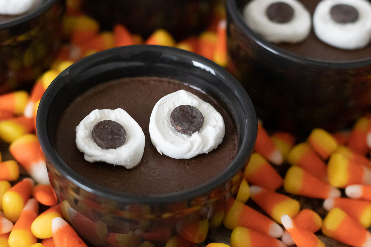 Baked Chocolate Custard - Whattomunch.com