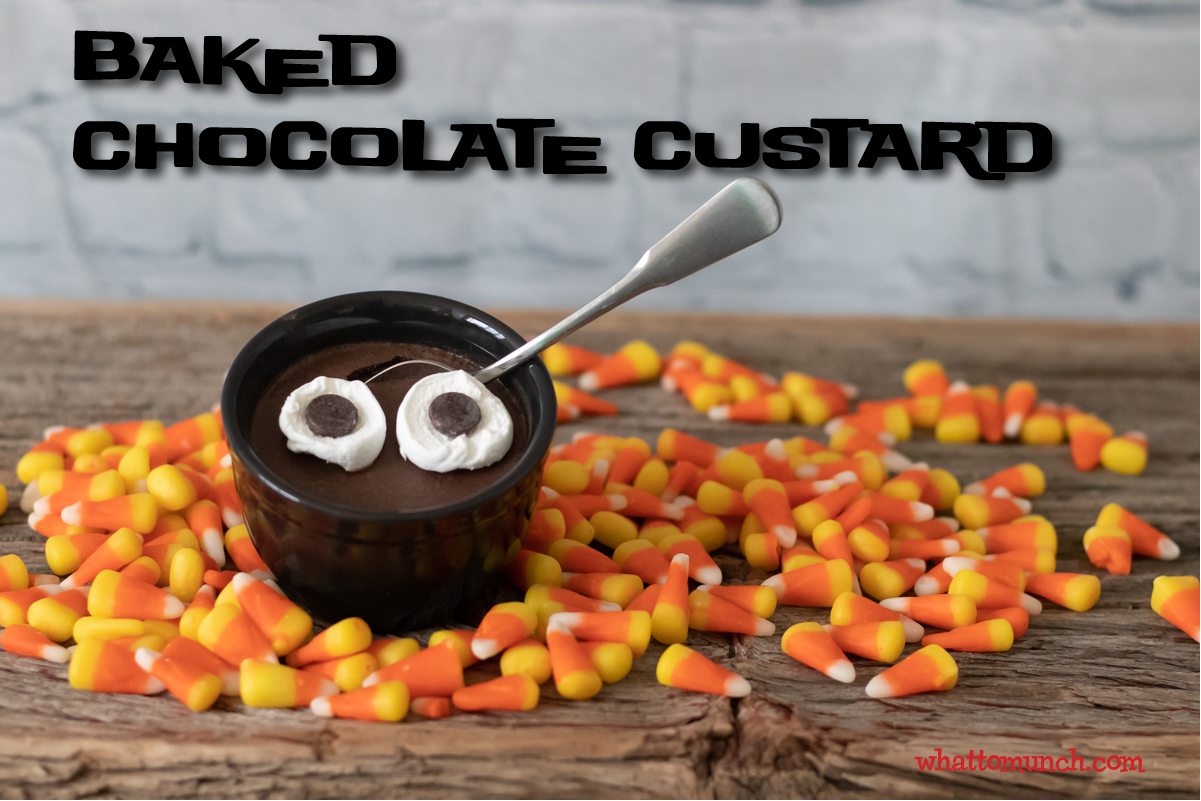 Baked Chocloate custard
