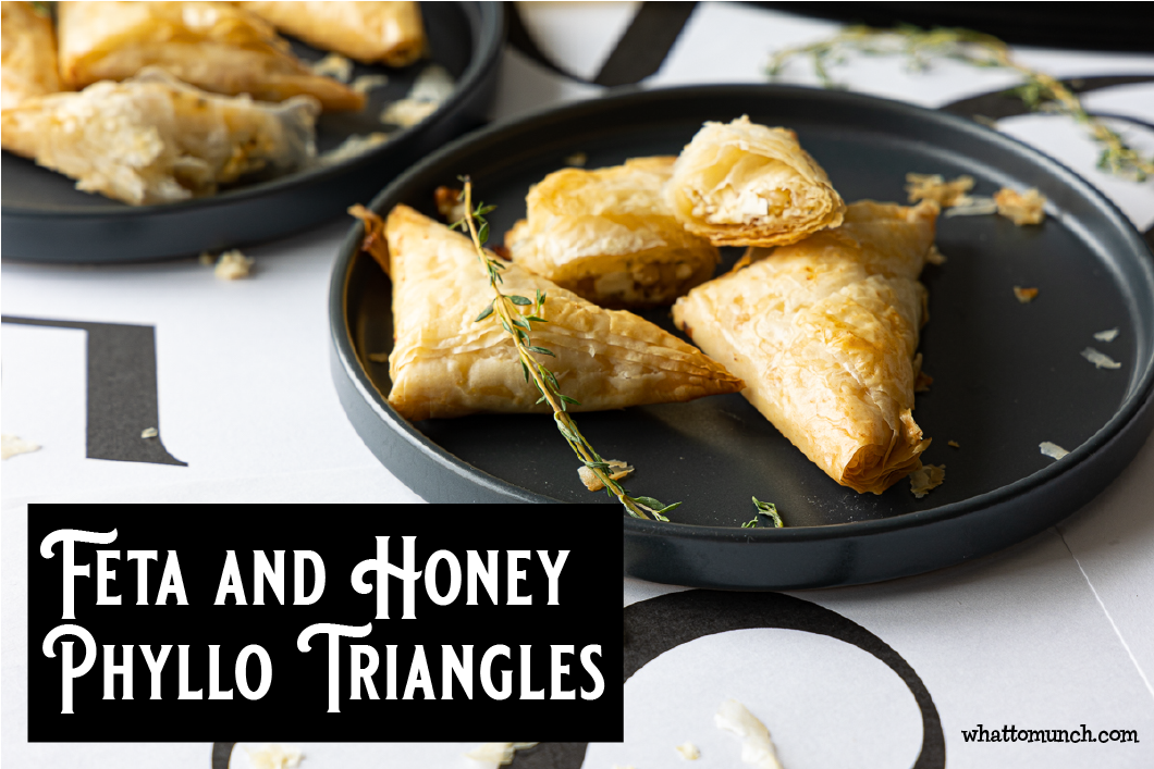 Feta and Honey Phyllo Triangles