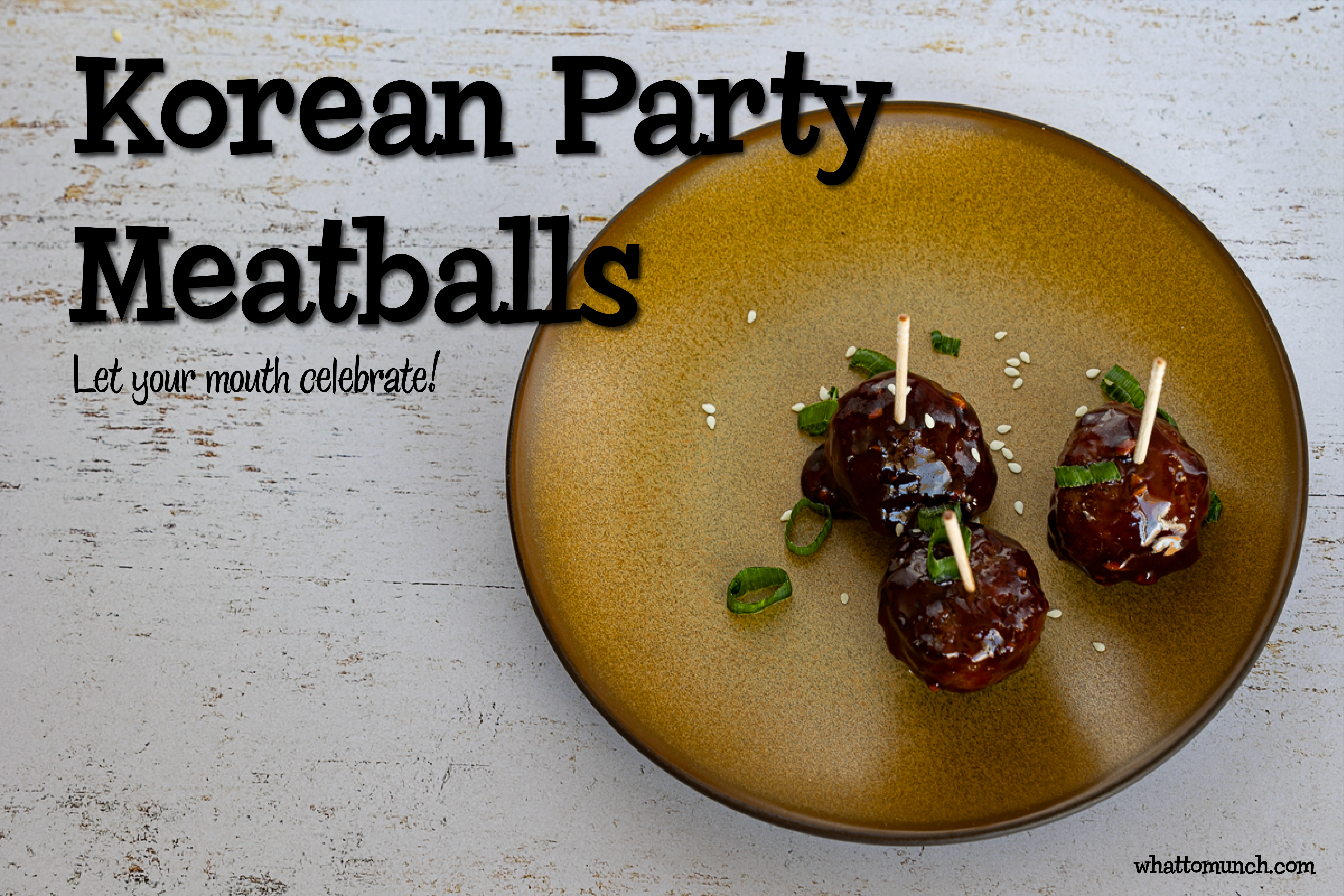 Korean Party Meatballs