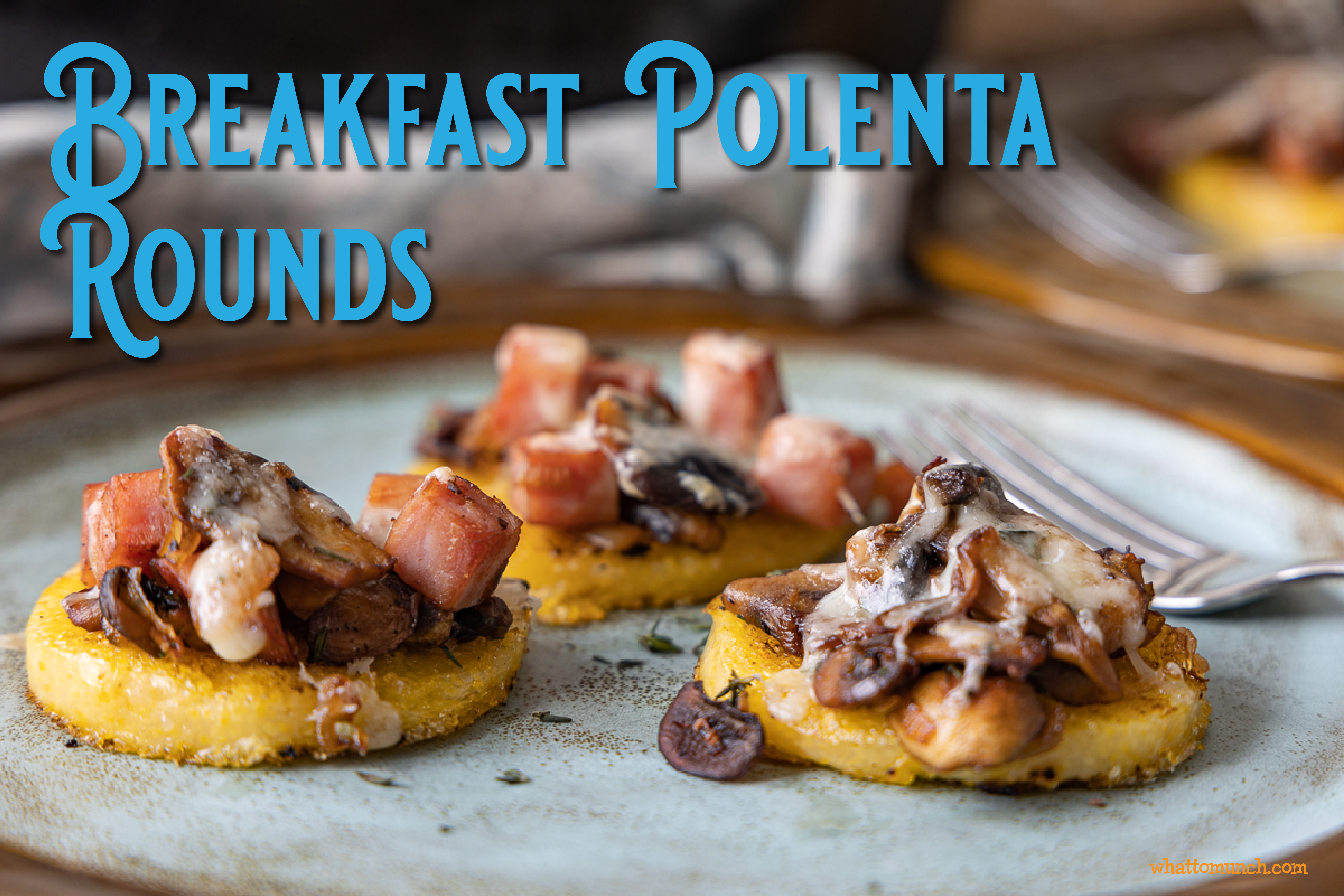 Breakfast Polenta Rounds