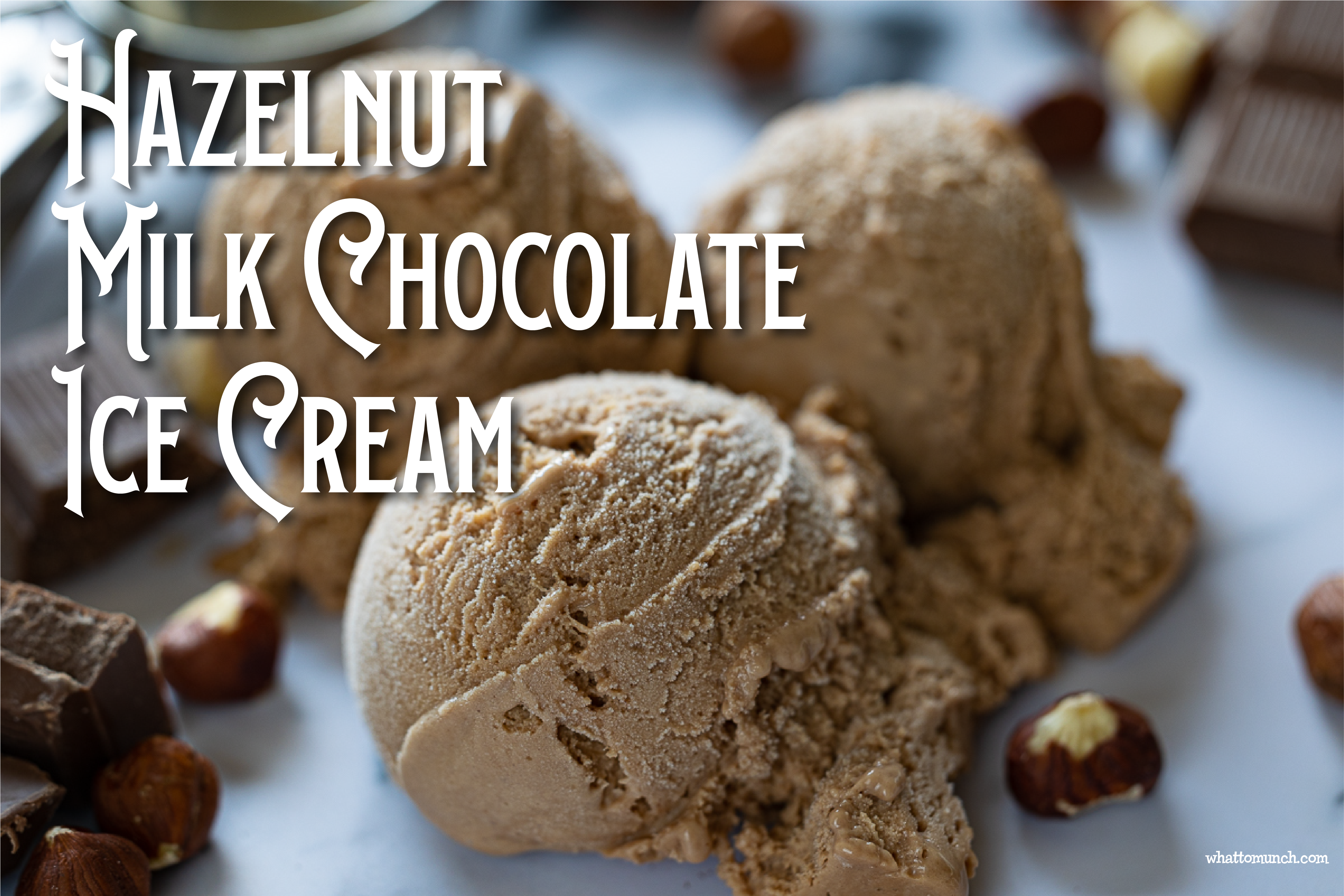 Hazelnut Milk Chocolate Ice Cream