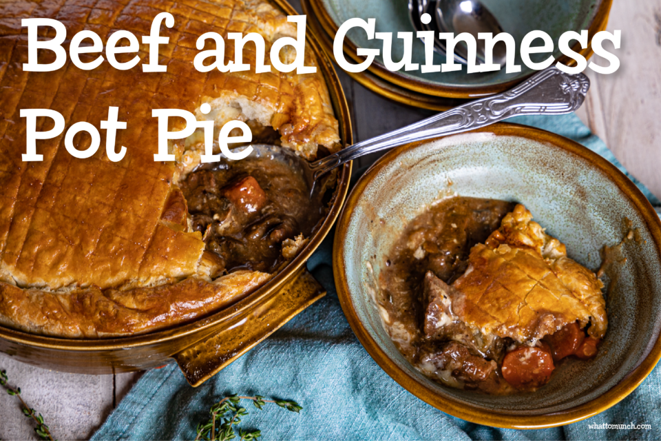 Beef and Guinness Pot Pie - whattomunch.com